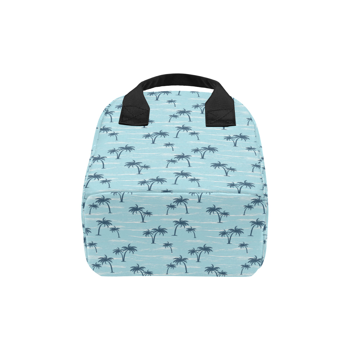 Palm Tree Pattern Print Design PT04 Insulated Lunch Bag
