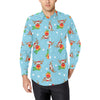 Reindeer cute Pattern Print Design 02 Men's Long Sleeve Shirt