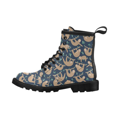 Sloth Print Design LKS307 Women's Boots