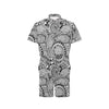 Polynesian Tribal Pattern Men's Romper