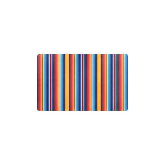 Mexican Blanket Stripe Print Pattern Kitchen Mat