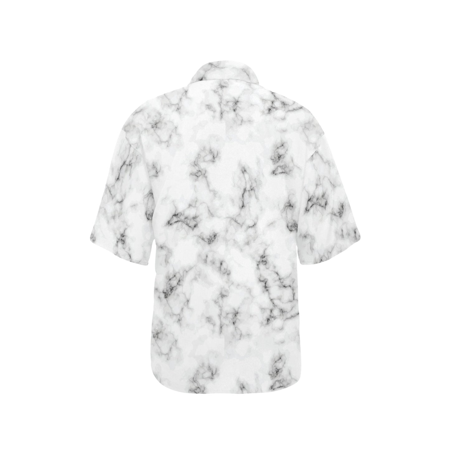 Marble Pattern Print Design 01 Women's Hawaiian Shirt
