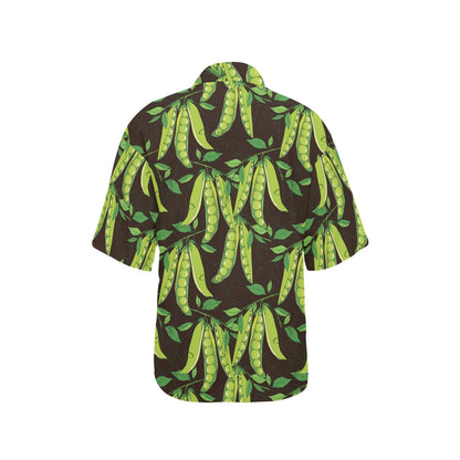 Peas Pattern Print Design A03 Women's Hawaiian Shirt