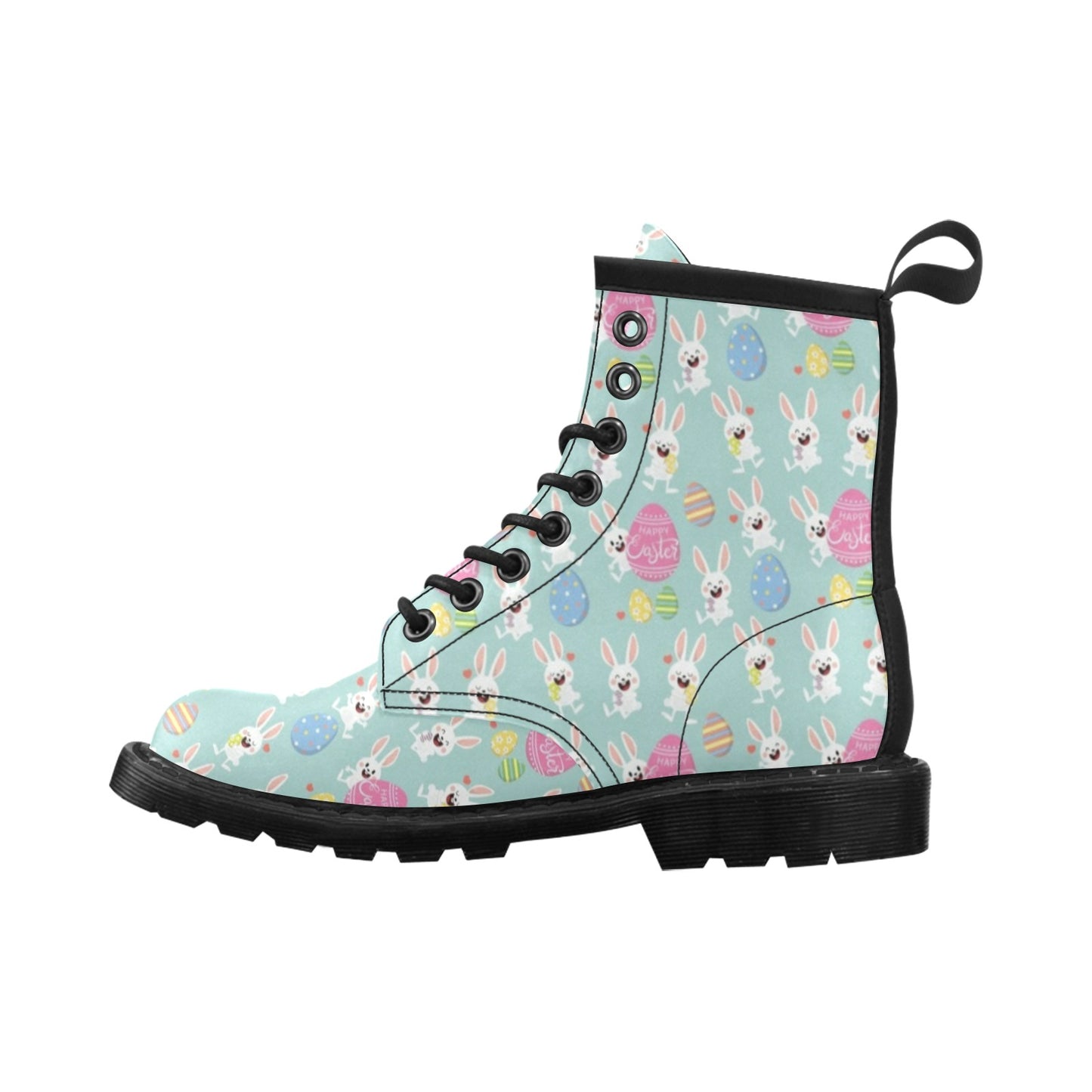 Easter Eggs Pattern Print Design RB014 Women's Boots