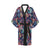 Paisley Boho Pattern Print Design A06 Women's Short Kimono