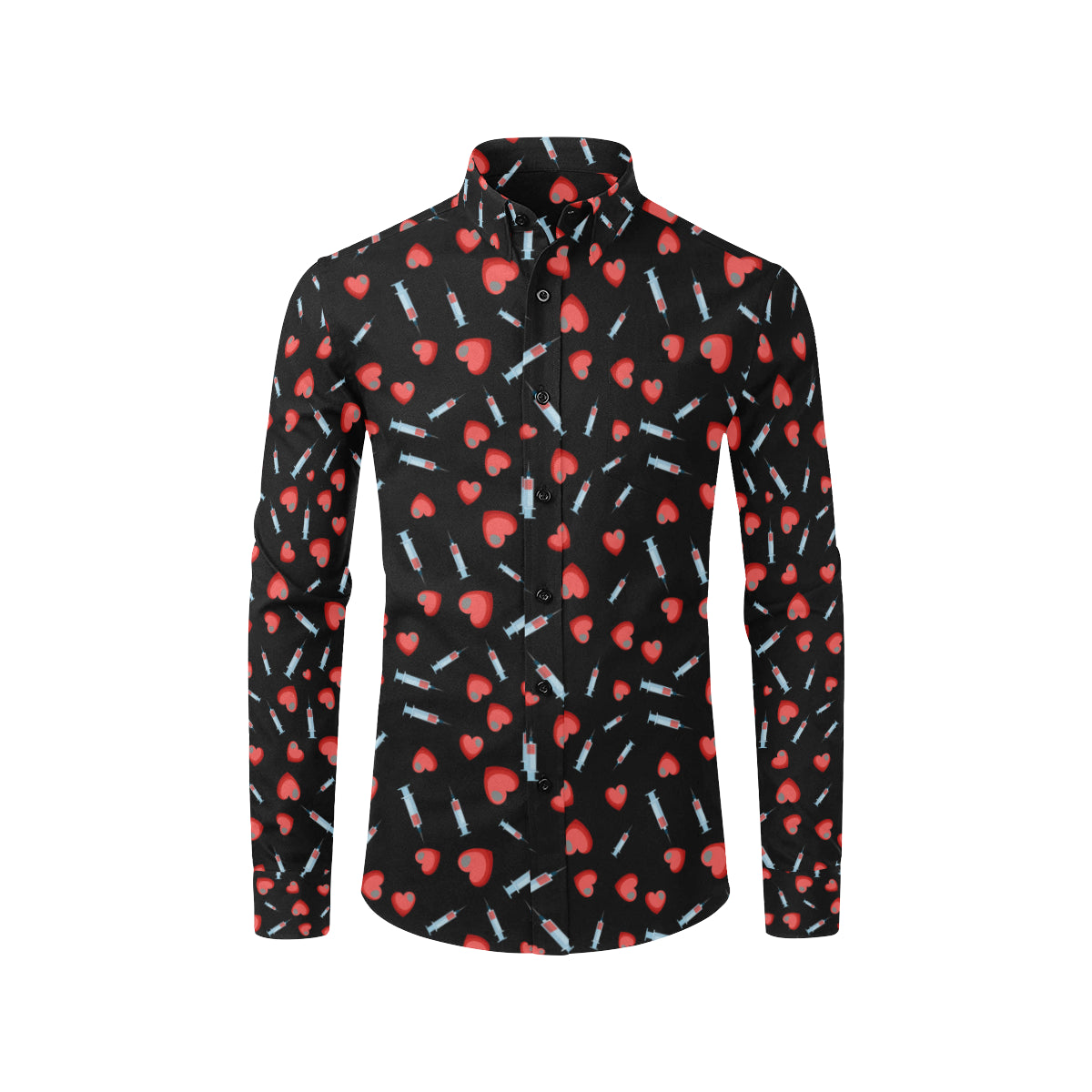 Phlebotomist Medical Concept Men's Long Sleeve Shirt