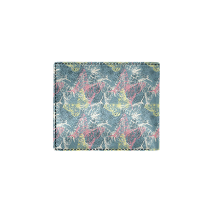Butterfly Pattern Print Design 01 Men's ID Card Wallet