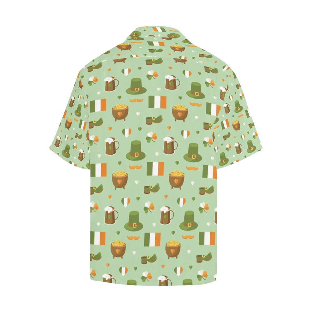 St Patricks Day Print Design LKS302 Men's Hawaiian Shirt
