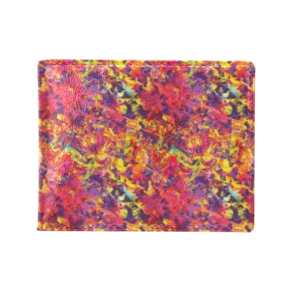 Splatter Print Design LKS303 Men's ID Card Wallet
