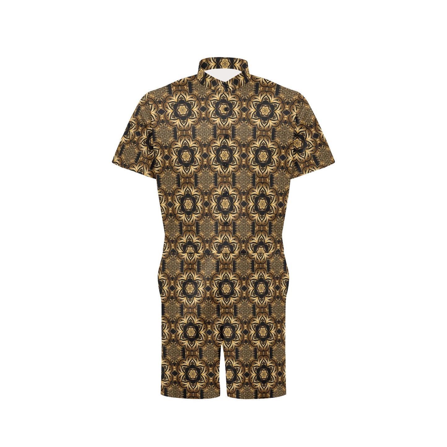 Celtic Pattern Print Design 07 Men's Romper