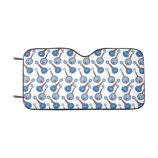 Banjo Print Design LKS401 Car front Windshield Sun Shade