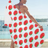 Tomato Print Design LKS307 Beach Towel 32" x 71"