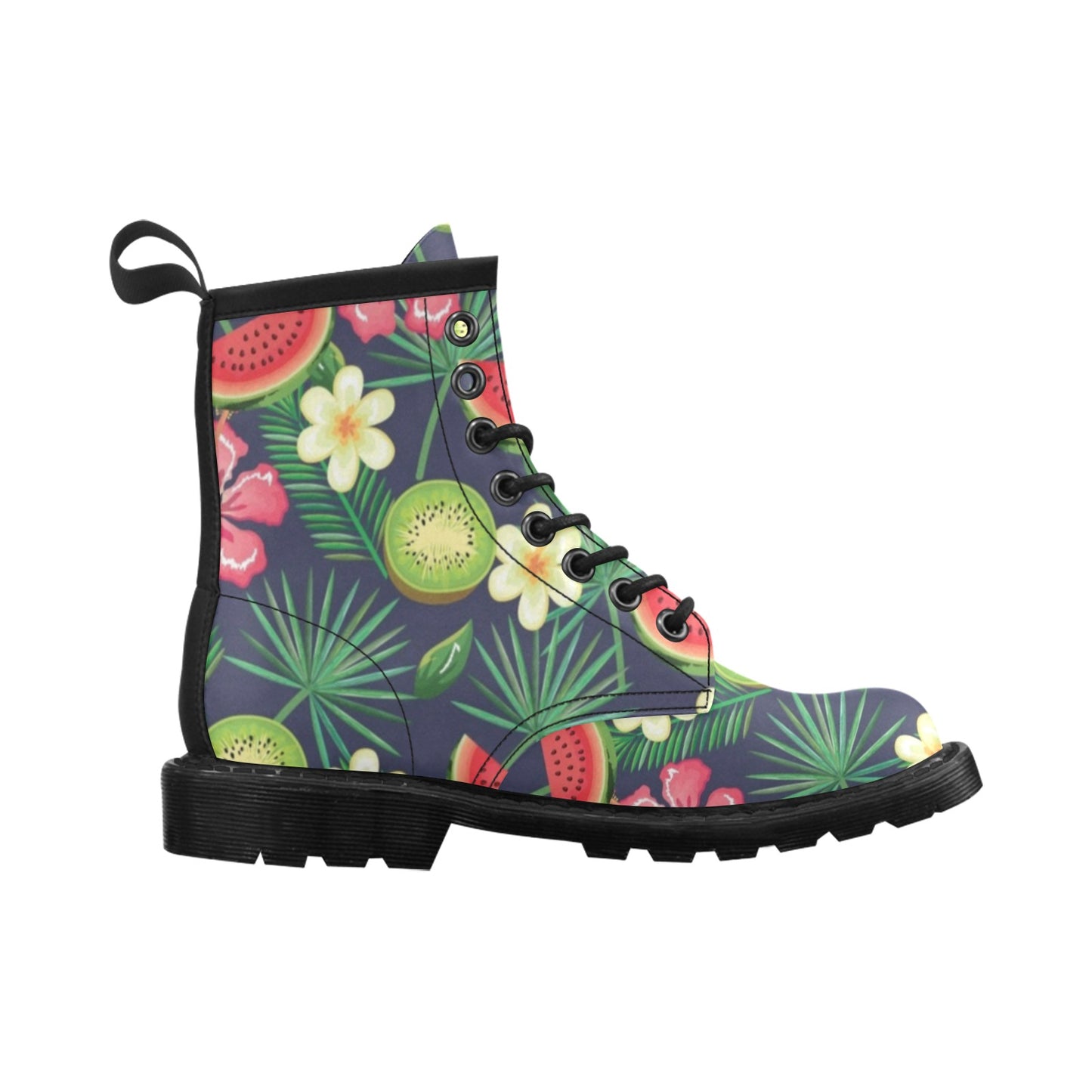 Tropical Fruits Pattern Print Design TF05 Women's Boots