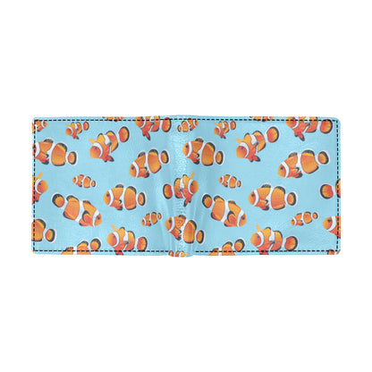 Clownfish Pattern Print Design 01 Men's ID Card Wallet