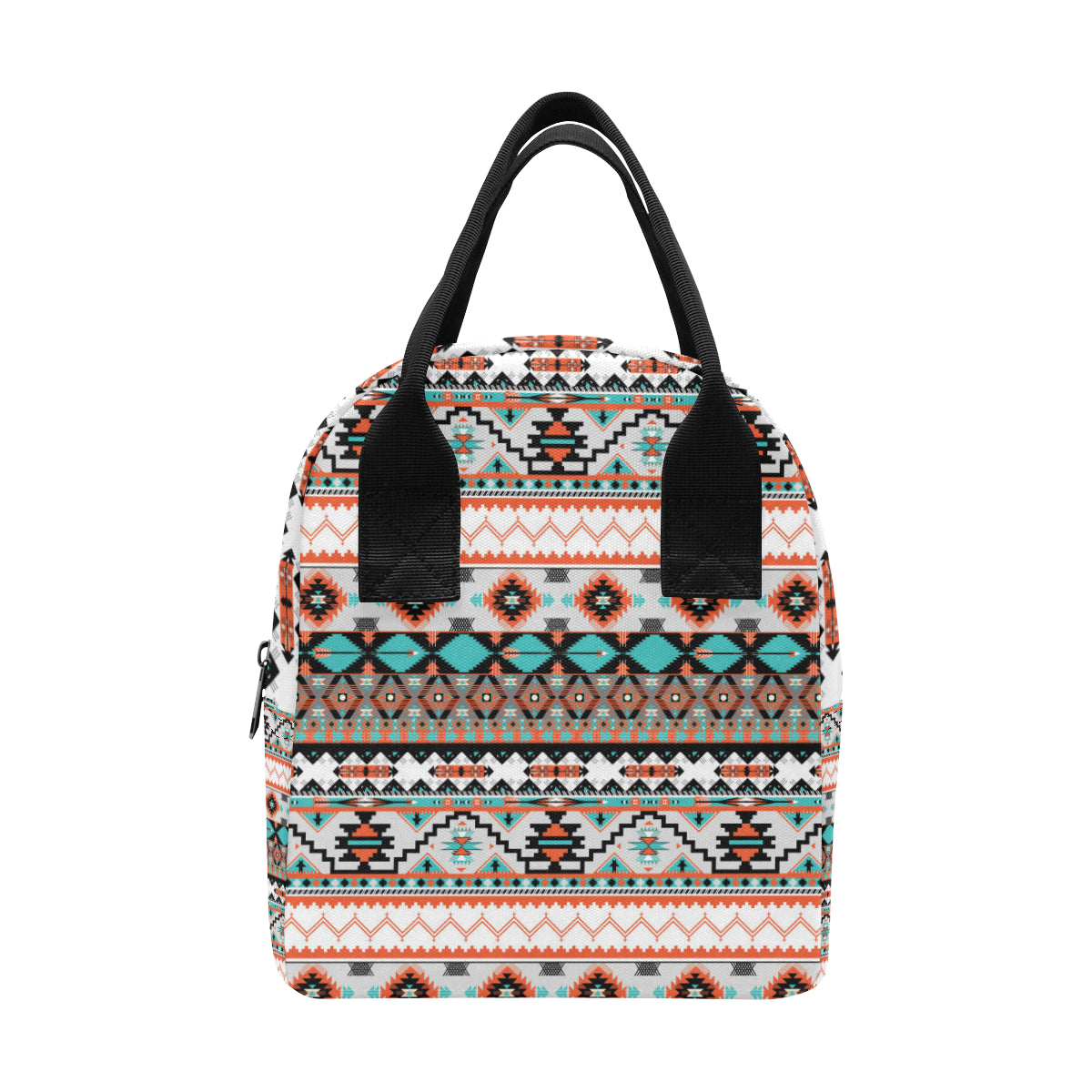Tribal Aztec Indians pattern Insulated Lunch Bag