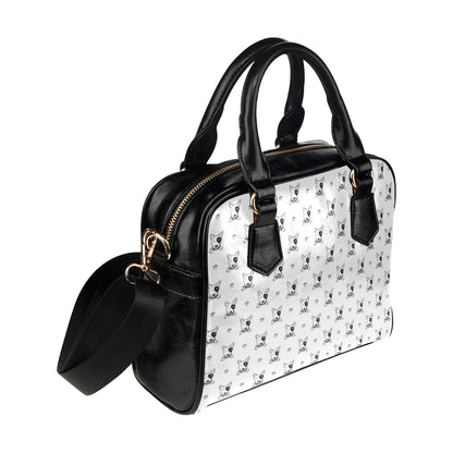 Bull Terriers Pattern Print Design 06 Shoulder Handbag