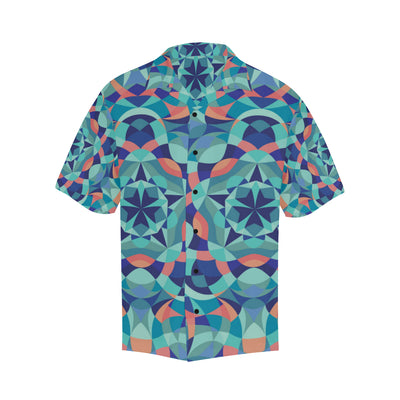 Kaleidoscope Pattern Print Design 03 Men's Hawaiian Shirt