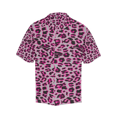 Leopard Pattern Print Design 02 Men's Hawaiian Shirt