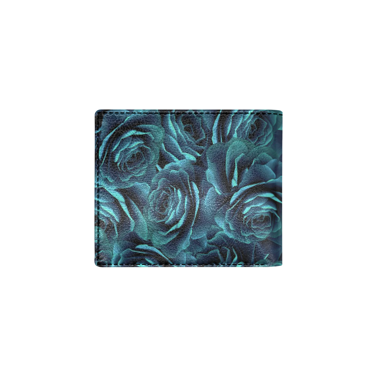 Camellia Pattern Print Design CM04 Men's ID Card Wallet