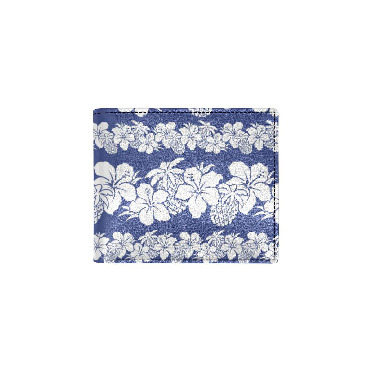 Hawaiian Themed Pattern Print Design H07 Men's ID Card Wallet