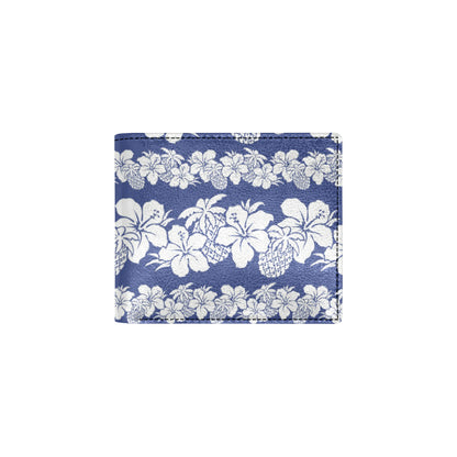 Hawaiian Themed Pattern Print Design H07 Men's ID Card Wallet
