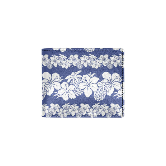 Hawaiian Themed Pattern Print Design H07 Men's ID Card Wallet