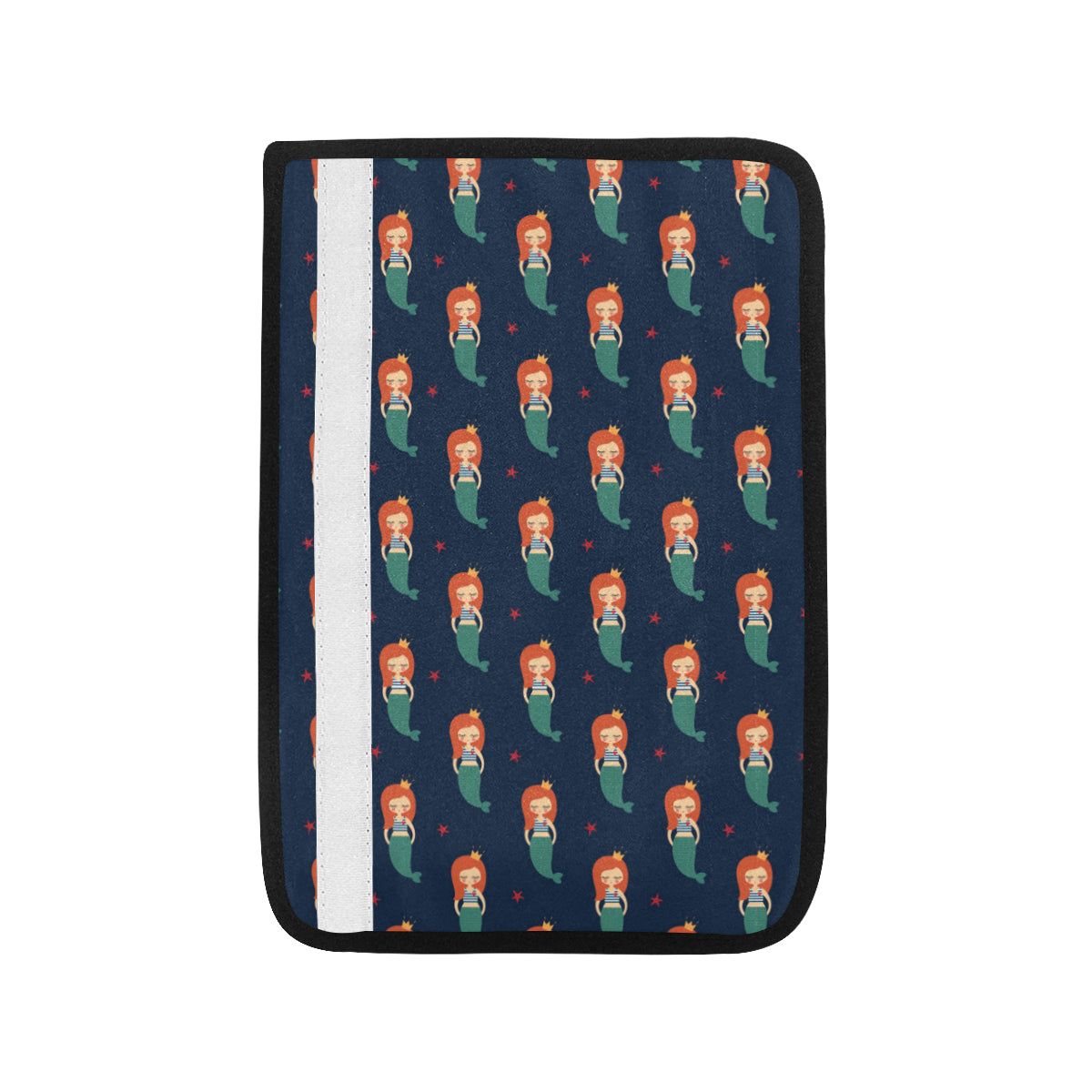Mermaid Girl Pattern Print Design 01 Car Seat Belt Cover