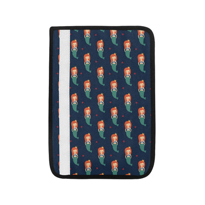 Mermaid Girl Pattern Print Design 01 Car Seat Belt Cover