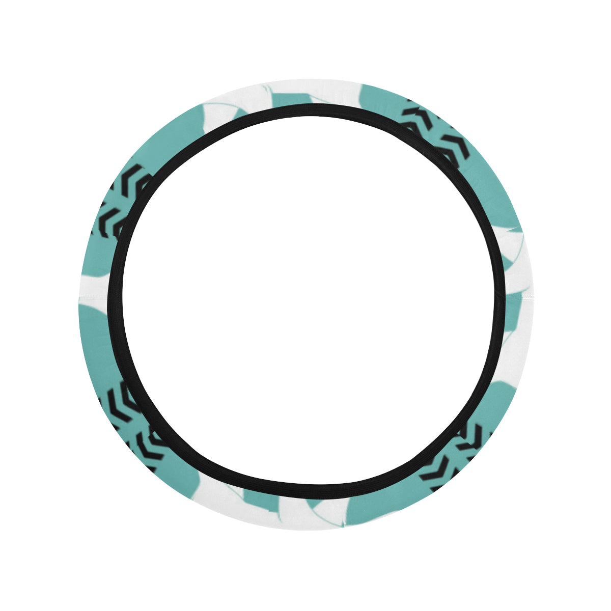 Polar Bear Pattern Print Design A05 Steering Wheel Cover with Elastic Edge