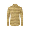 Music Note Vintage Themed Print Men's Long Sleeve Shirt