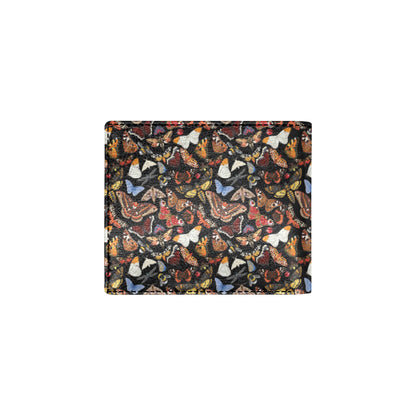 Butterfly Pattern Print Design 08 Men's ID Card Wallet