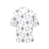 Anchor Pattern Print Design 06 Women's Hawaiian Shirt