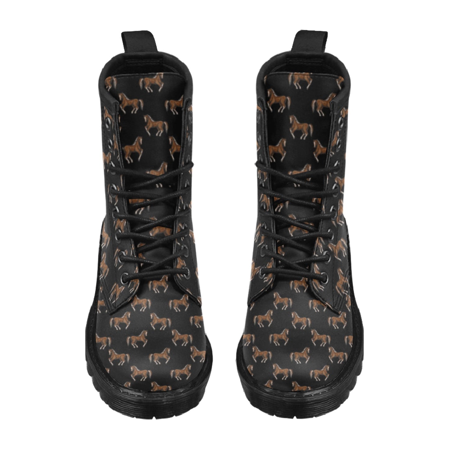 Horse Print Design LKS3010 Women's Boots