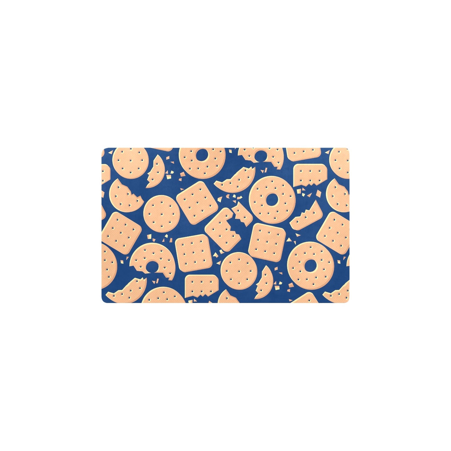 Cracker Pattern Print Design 03 Kitchen Mat
