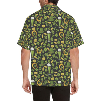 St Patricks Day Print Design LKS307 Men's Hawaiian Shirt