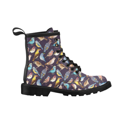 Bird Cute Print Pattern Women's Boots