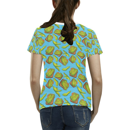 Sandwich Avocado Print Design LKS306 Women's  T-shirt
