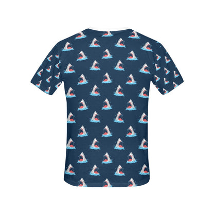 Shark Print Design LKS3010 Women's  T-shirt