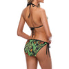 Hawaiian Flower Tropical Palm Leaves Bikini