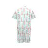 SeaHorse Pattern Print Design 01 Men's Romper