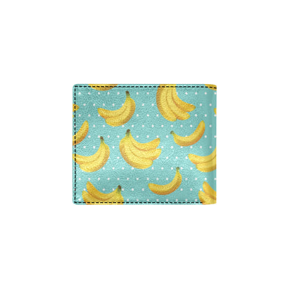 Banana Pattern Print Design BA02 Men's ID Card Wallet