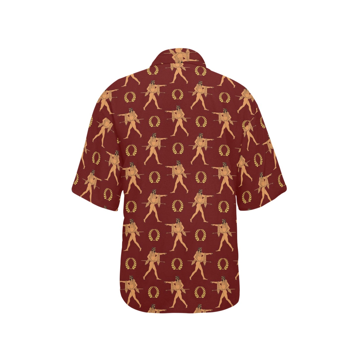 Ancient Greek Print Design LKS307 Women's Hawaiian Shirt