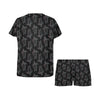 Sea Turtle Print Design LKS3012 Women's Short Pajama Set