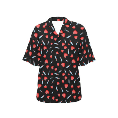 Phlebotomist Medical Concept Women's Hawaiian Shirt