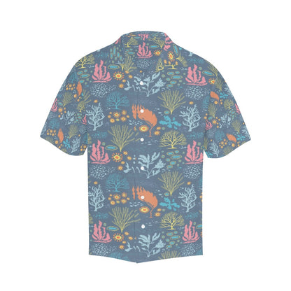 Seaweed Print Design LKS304 Men's Hawaiian Shirt
