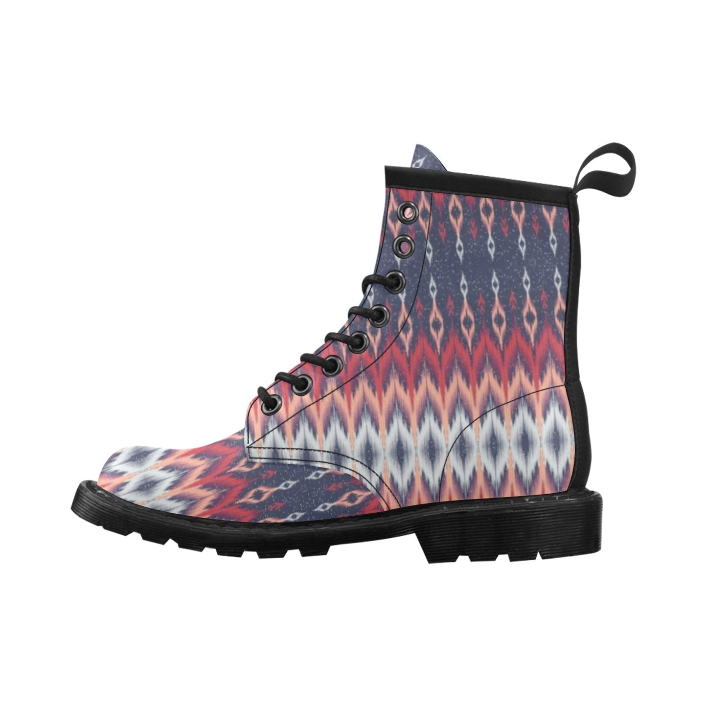 Ikat Print Design LKS401 Women's Boots