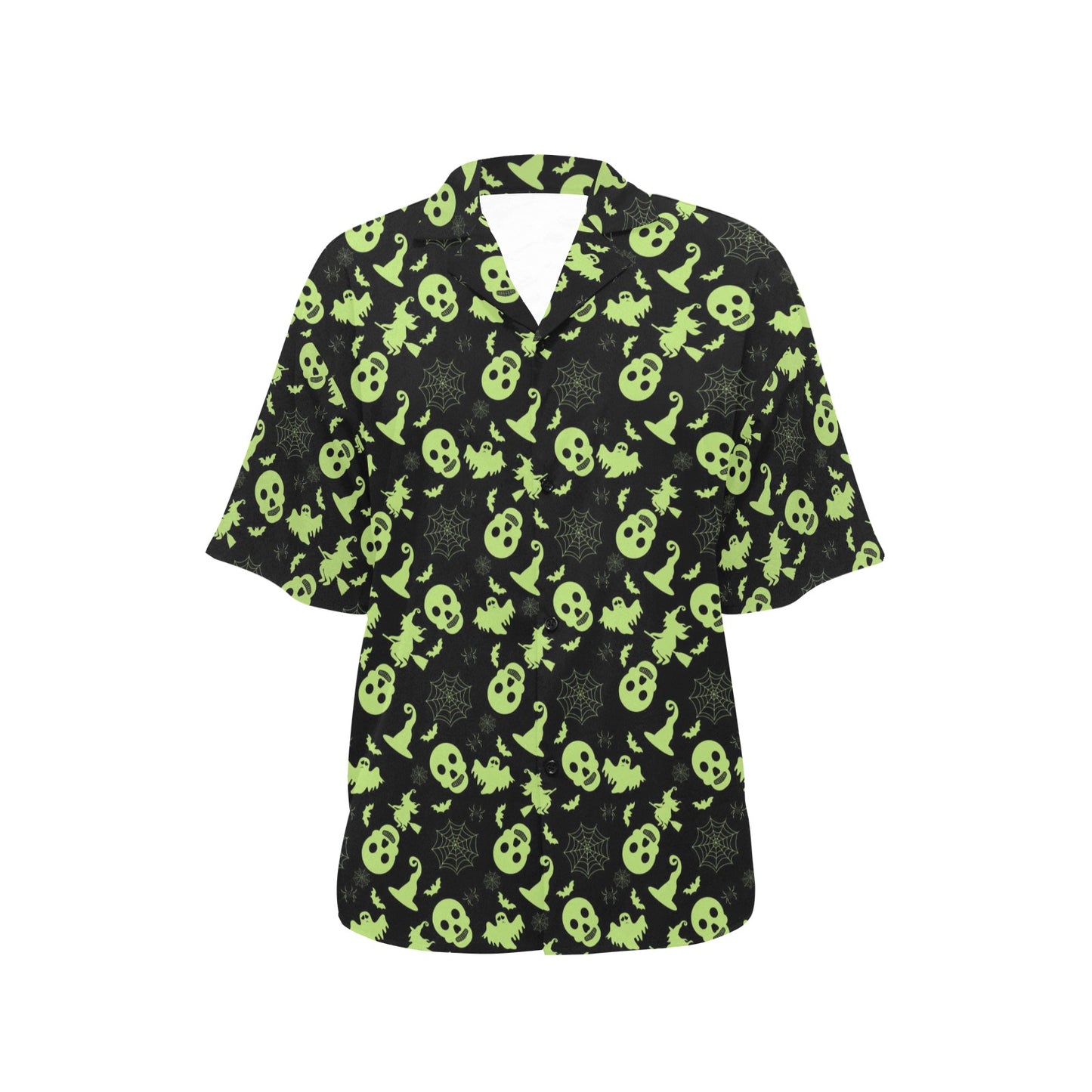 Witch Halloween Print Design LKS306 Women's Hawaiian Shirt