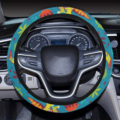 Dinosaur Cartoon Style Steering Wheel Cover with Elastic Edge