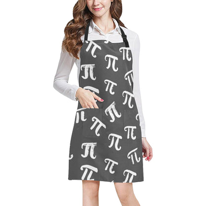 Pi Day Pattern Print Design A02 Apron with Pocket