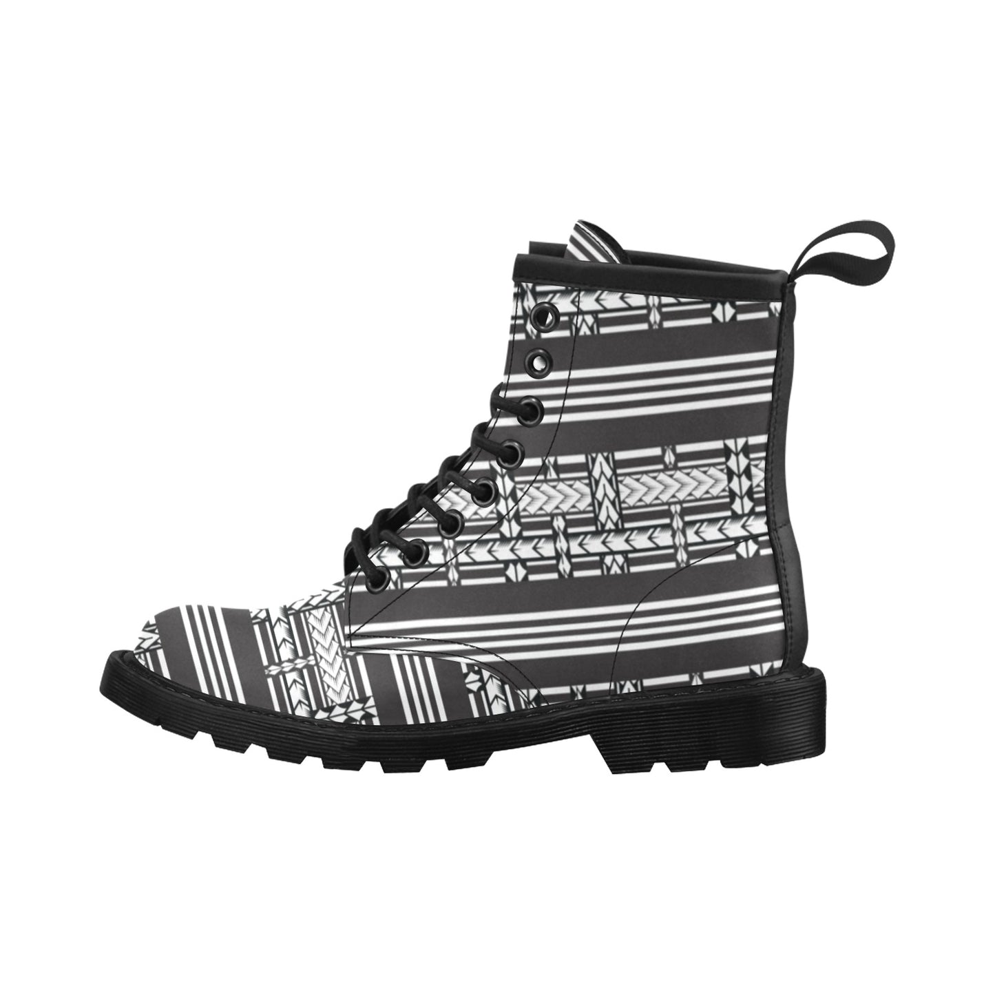 Samoan Tattoo Print Design LKS304 Women's Boots
